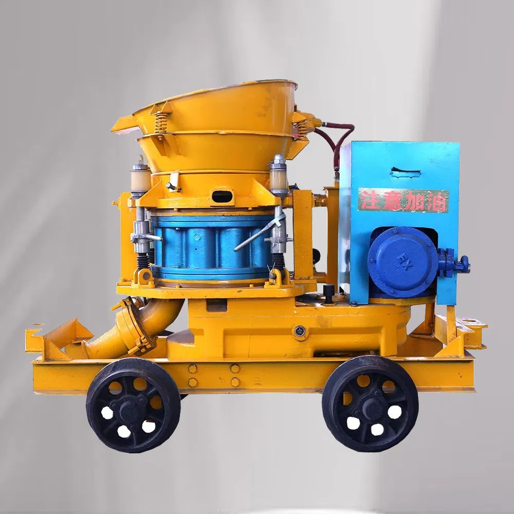 China Manufacturer Refractory Dry Wet Mix Castable Shotcrete Gunite Electric Tunnel Spraying Concrete Shotcrete Gunite Machine