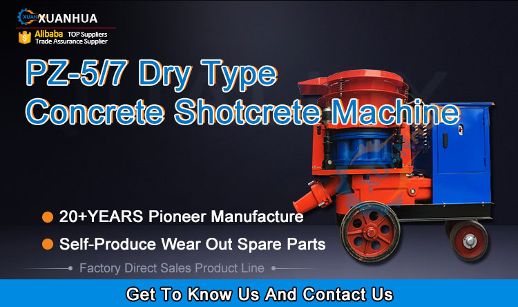 Shotcrete Machine Banner