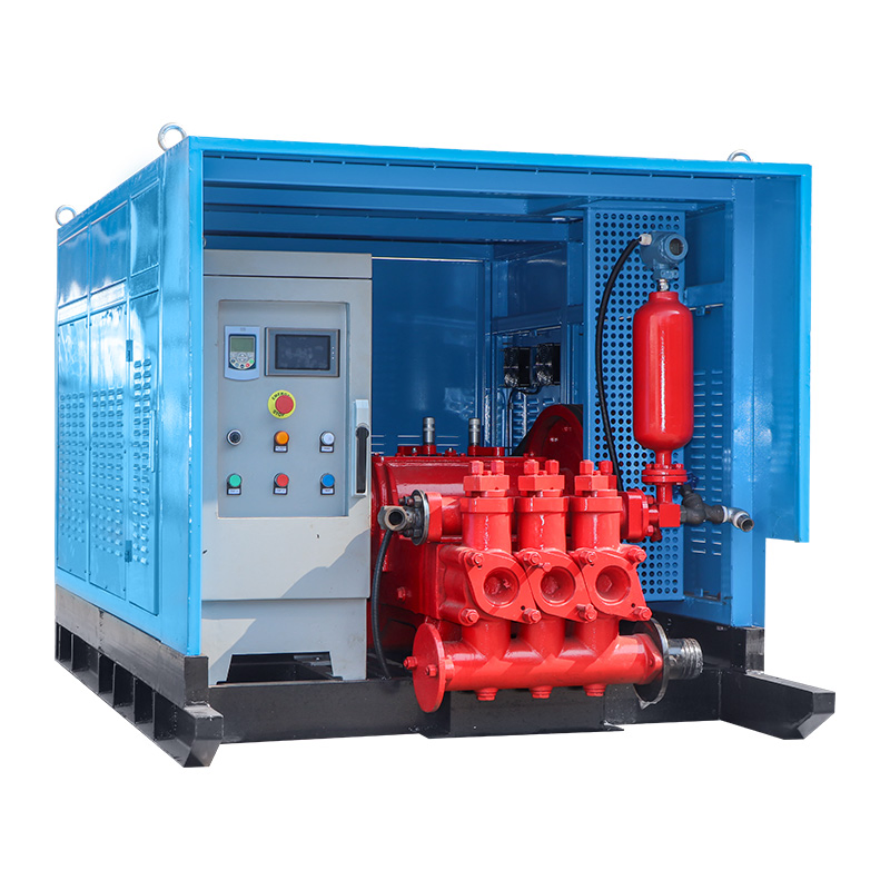 Hydraulic high-pressure piston grouting pump