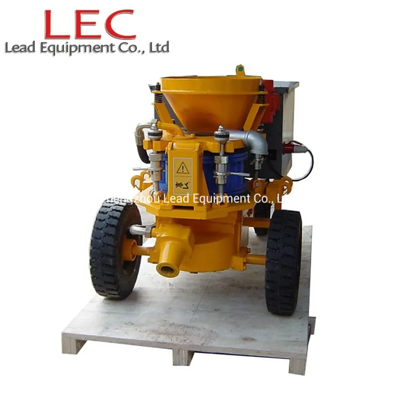 Wet Mix Shotcrete Machine for Spraying Concrete with Electric Motor