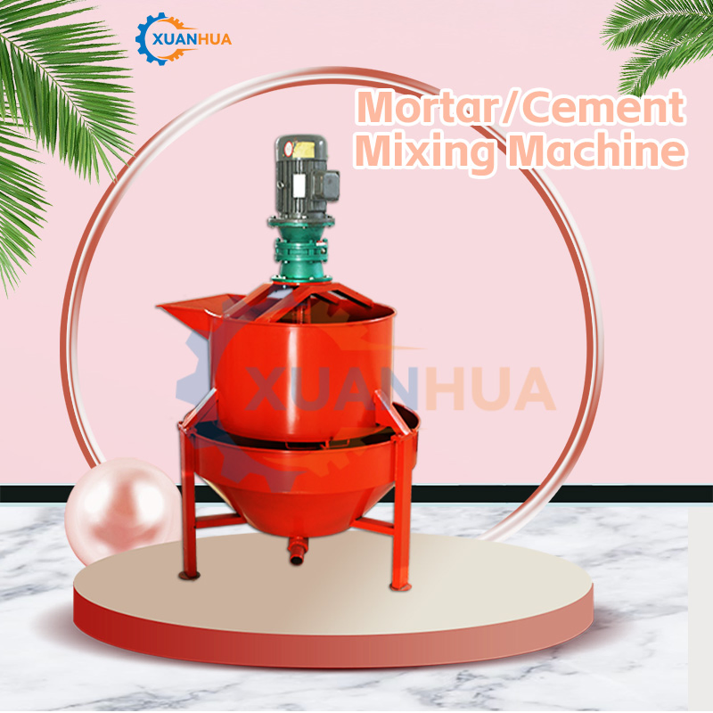 Small Portable Electric Cement New Continuous Dry Powder Mini Mortar Mixer