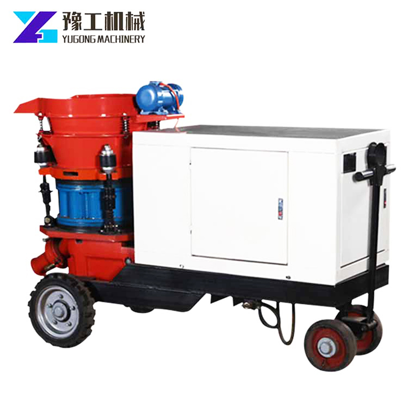 Wet and Dry Mix Explosion-Proof Shotcrete Plastering Machine