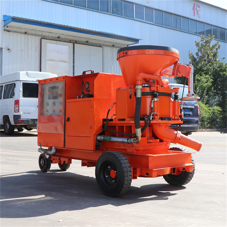 Tunnel Dry and Wet Mix Shotcrete Machine Concrete Spraying Pump
