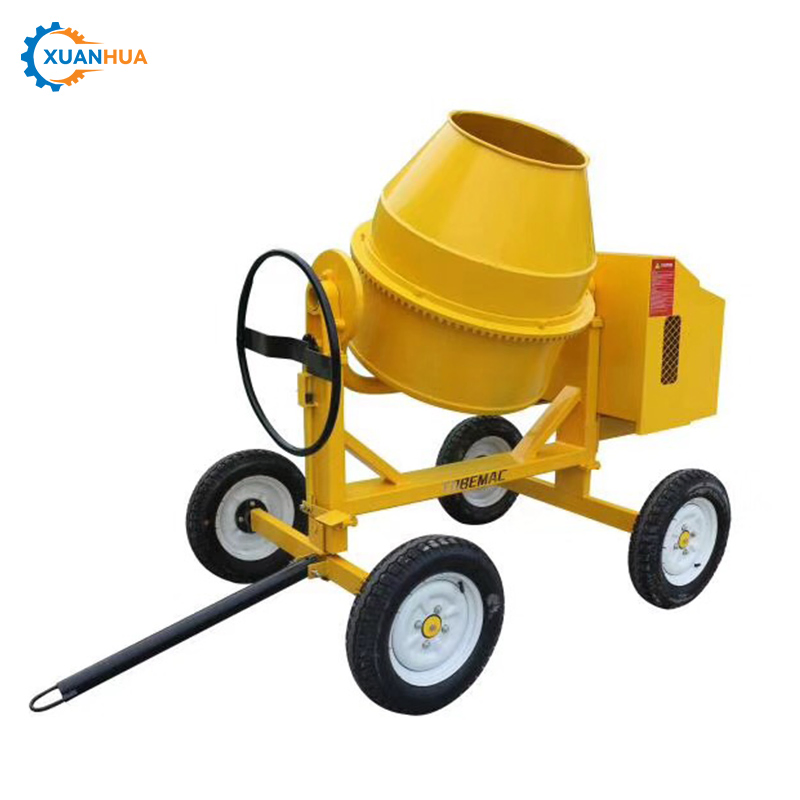 China Factory Direct Hand Manual Cement Electric 250 Liter Drum Concrete Continuous Mixer Capacity Cheap