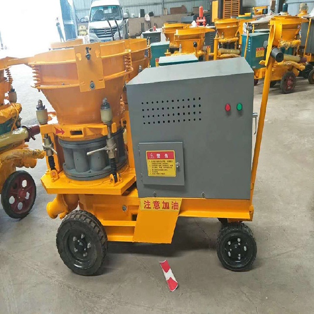 High-efficiency Dry Mix Concrete Spraying System Dry Shotcrete Sprayer for Interiors