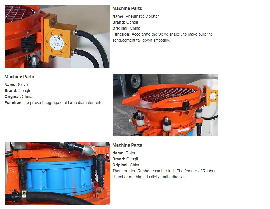 Shotcrete Machine Spare Parts