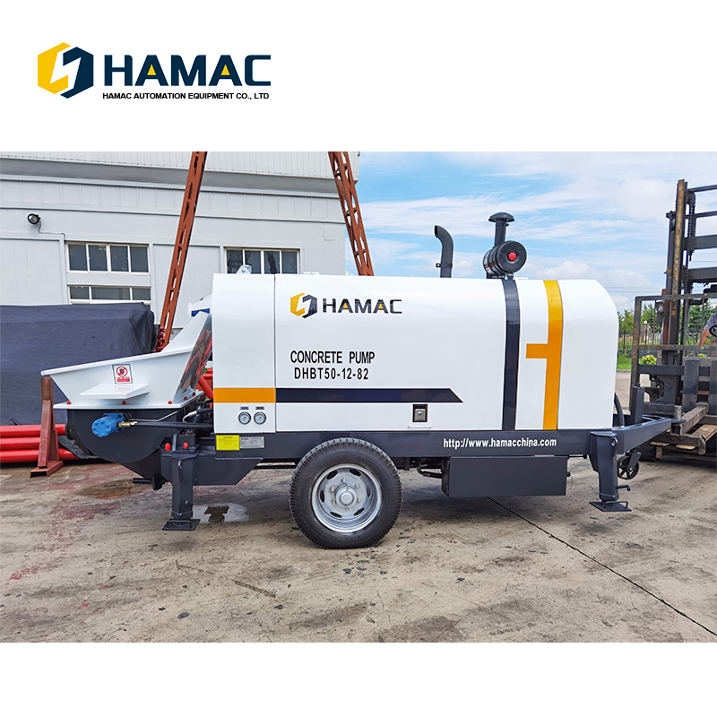 Small Hydraulic Double-Piston Concrete Pump / Concrete Grouting Machines
