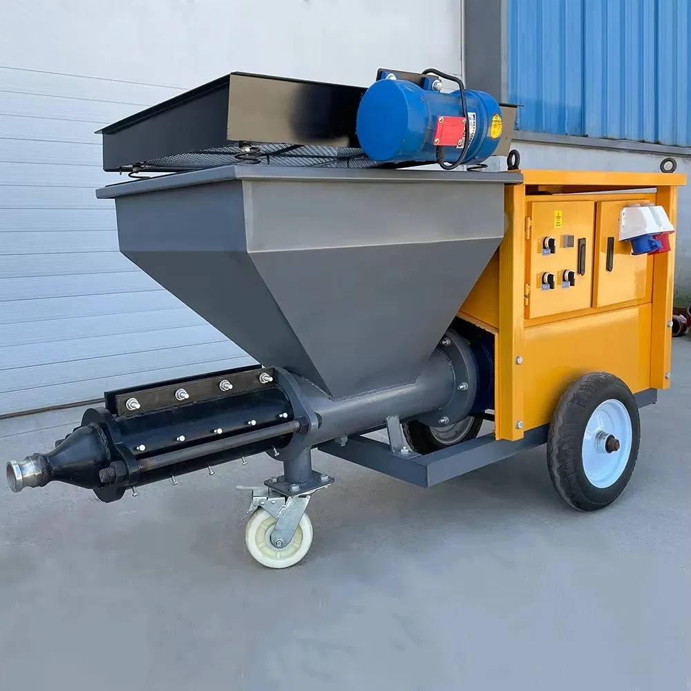 High-Lift Screw Pump for Vertical 40m Mortar Delivery