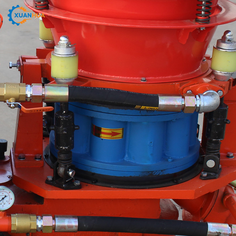 Small Portable Pz3 and Pz-5 Gunite Dry Mix Pneumatic Shotcrete Machine with Engine Pump 3-7m3/h Output 20mm Aggregate for Sale