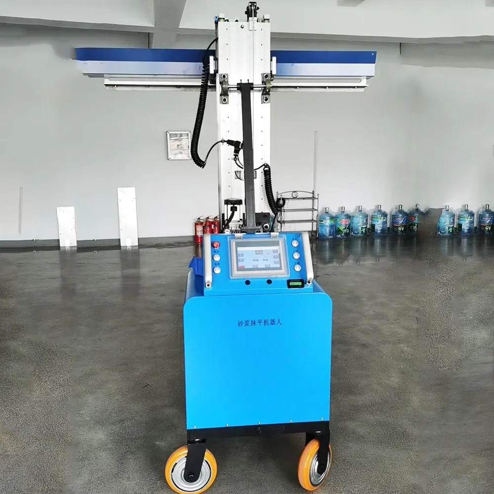 Indoor Collapsible Plastering Machine Automatic Mortar Sprayer Construction Cement Mortar Wall Spray Plastering Machine Automatic Diesel Mortar Spraying Machine