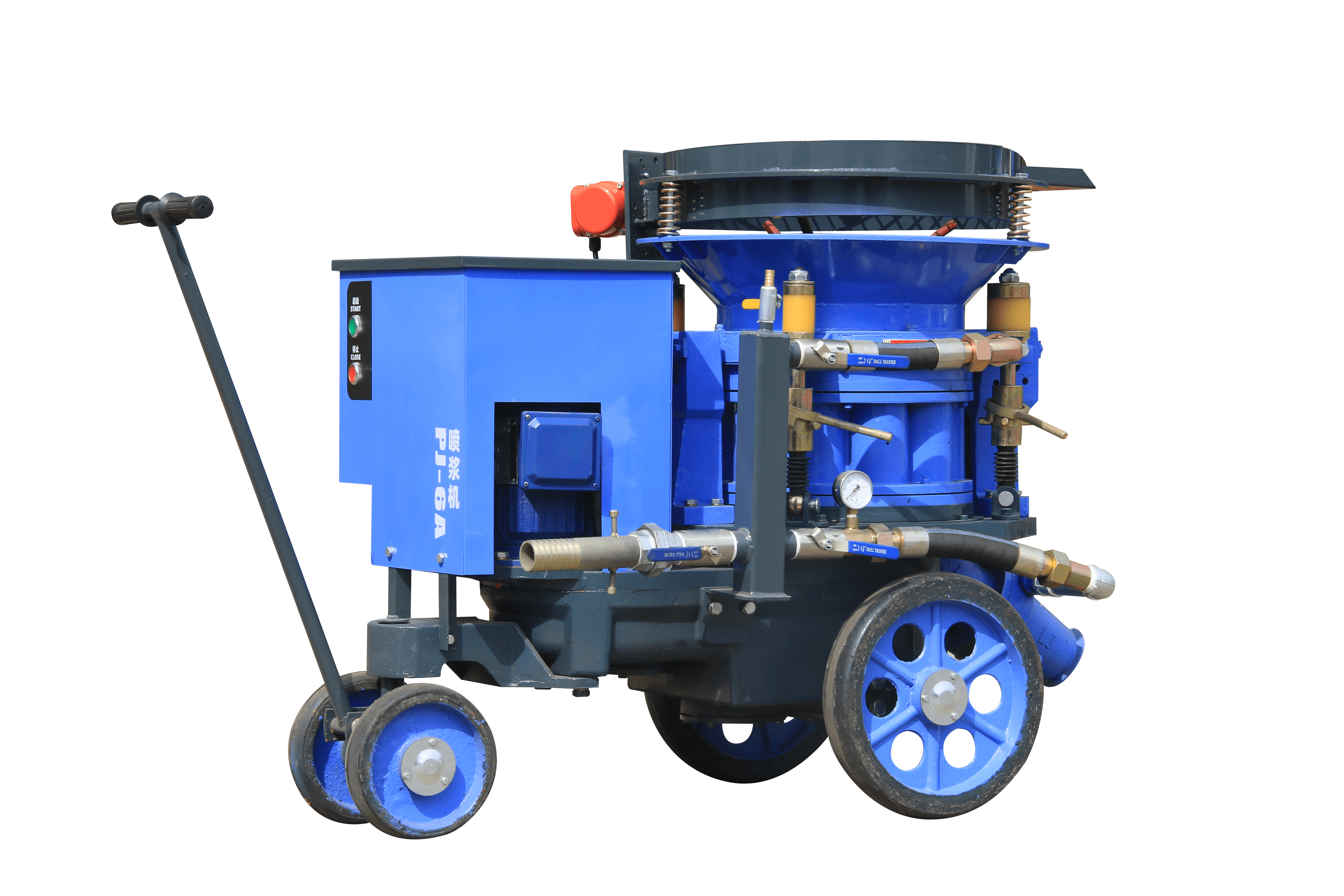 Hot Sale New Condition PJ- 6a Shotcrete Machine Tunnel Dry-Mix Mortar Sprayer Construction Concrete Sprayer Gunite Machines