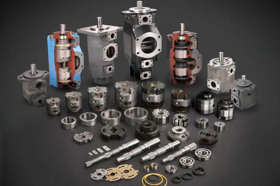 Hydraulic pump components inventory