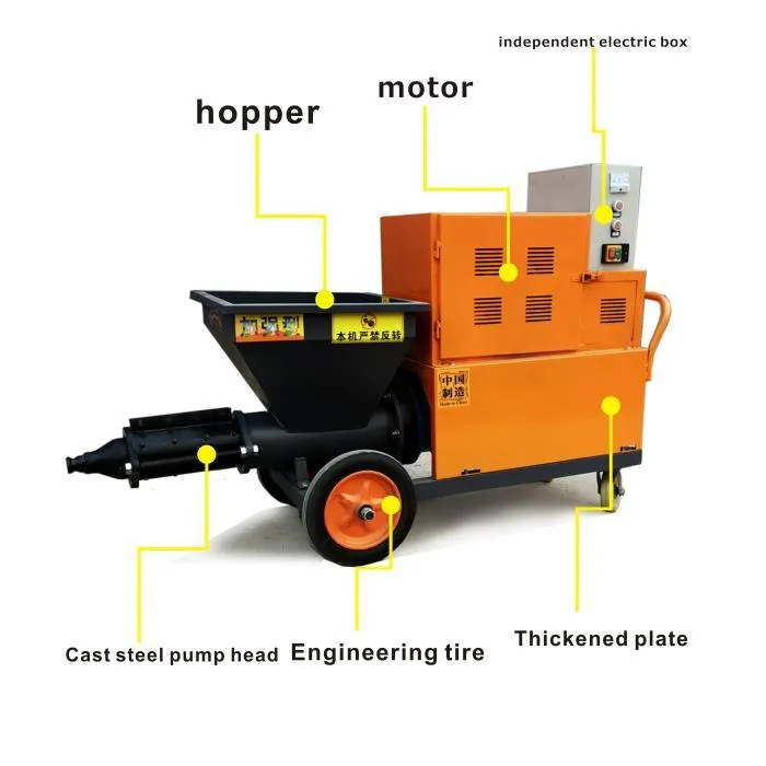Cheap 220V 15m3/H Wall Plastering Machine Automatic Mortar Spray Machine