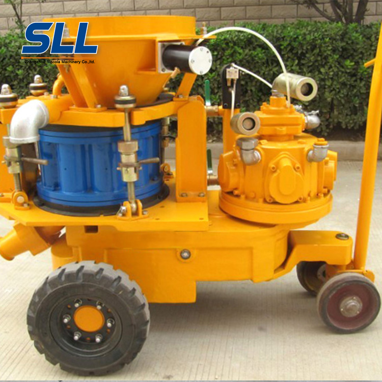 Construction machinery concrete spraying machine dry mix shotcrete gunite machine for tunnel