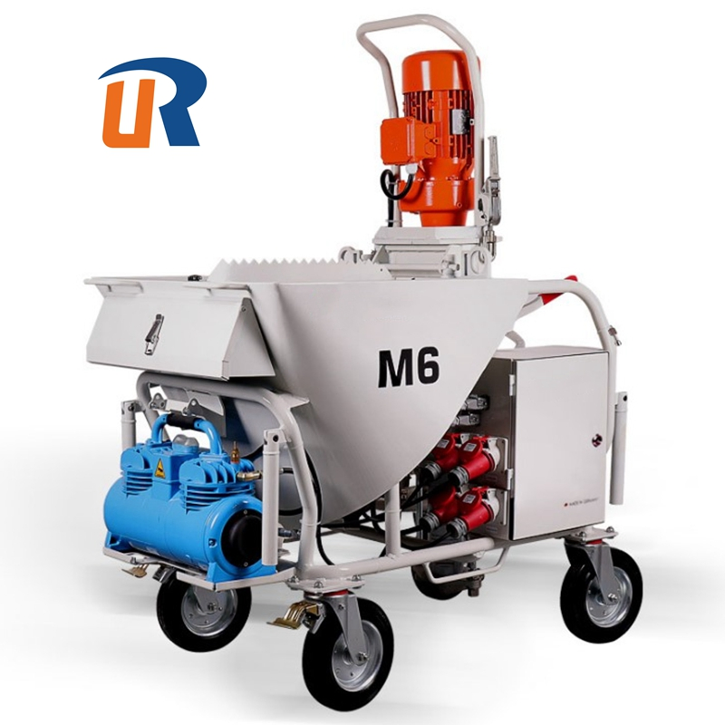 High Quality Automatic Wall Cement Mortar Spraying Mixer Wall Plastering Spray Plaster Machines M6 M9