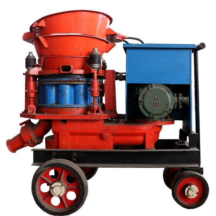 Multi-Functional Dry Mix Shotcrete Machine Engine for Swimming Pool Construction Rock Scaling High Efficiency Uniform Spraying