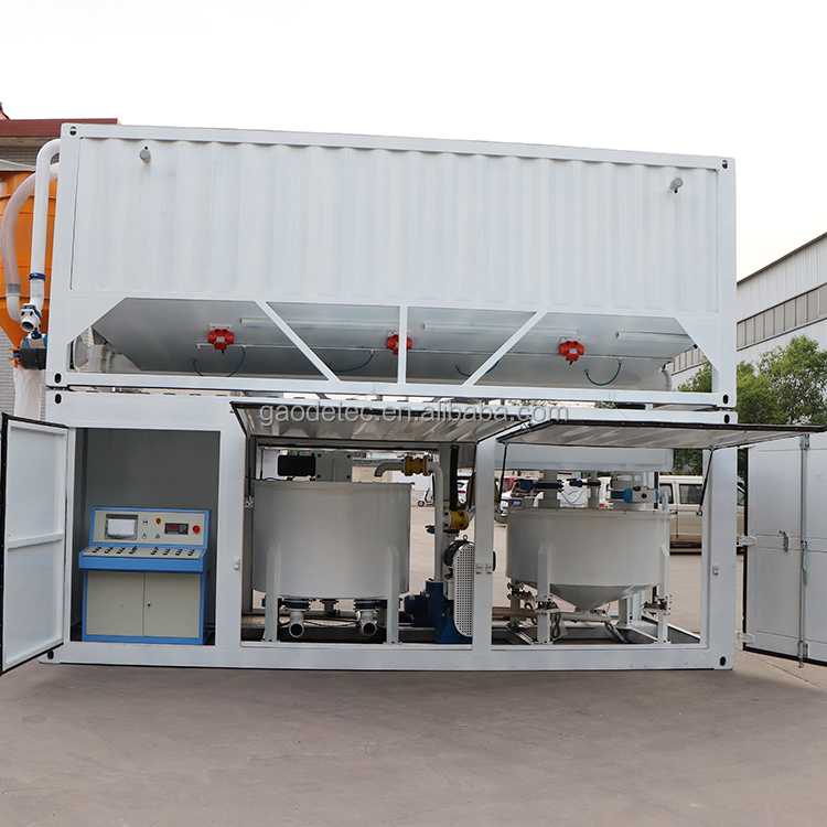 High-performance Full Automatic Jet Grouting Equipment Cement Grout Mixing Plant Mud Grout Batching Mixing Plant