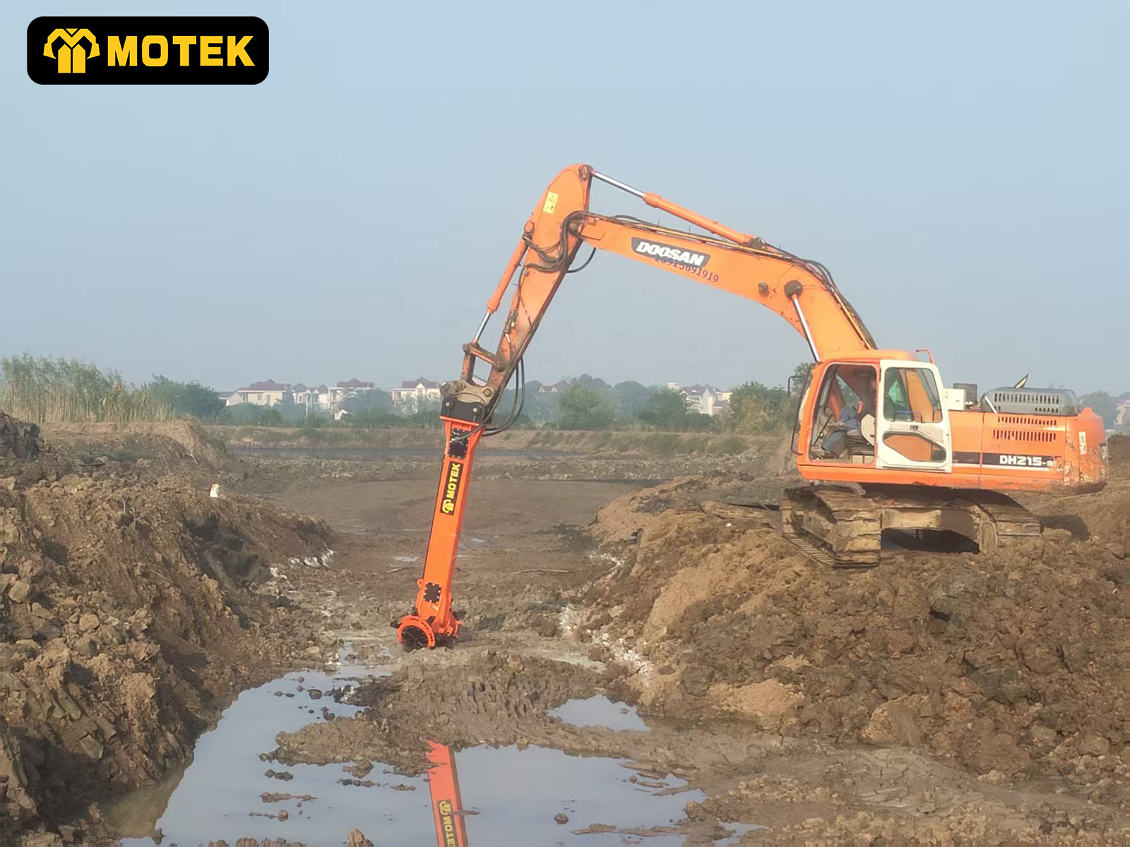 MOTEK Factory Power Construction Tools Deep Soil Mixing Machine Stabilized Soil Sludge Solidification Concrete Mixer