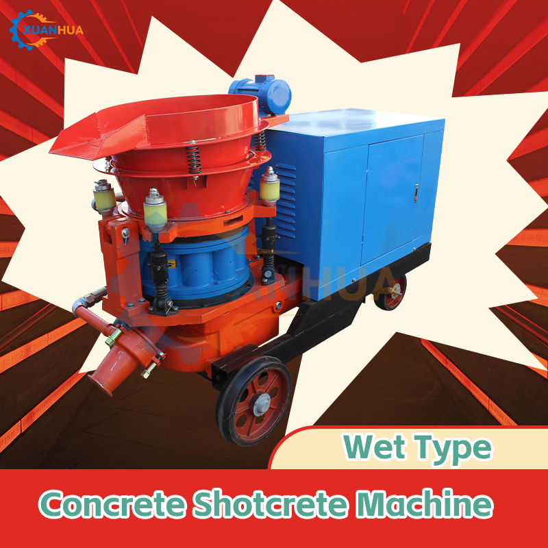 Henan Shotcrete Machine Wet Mix Concrete Spraying Shotcrete Machine