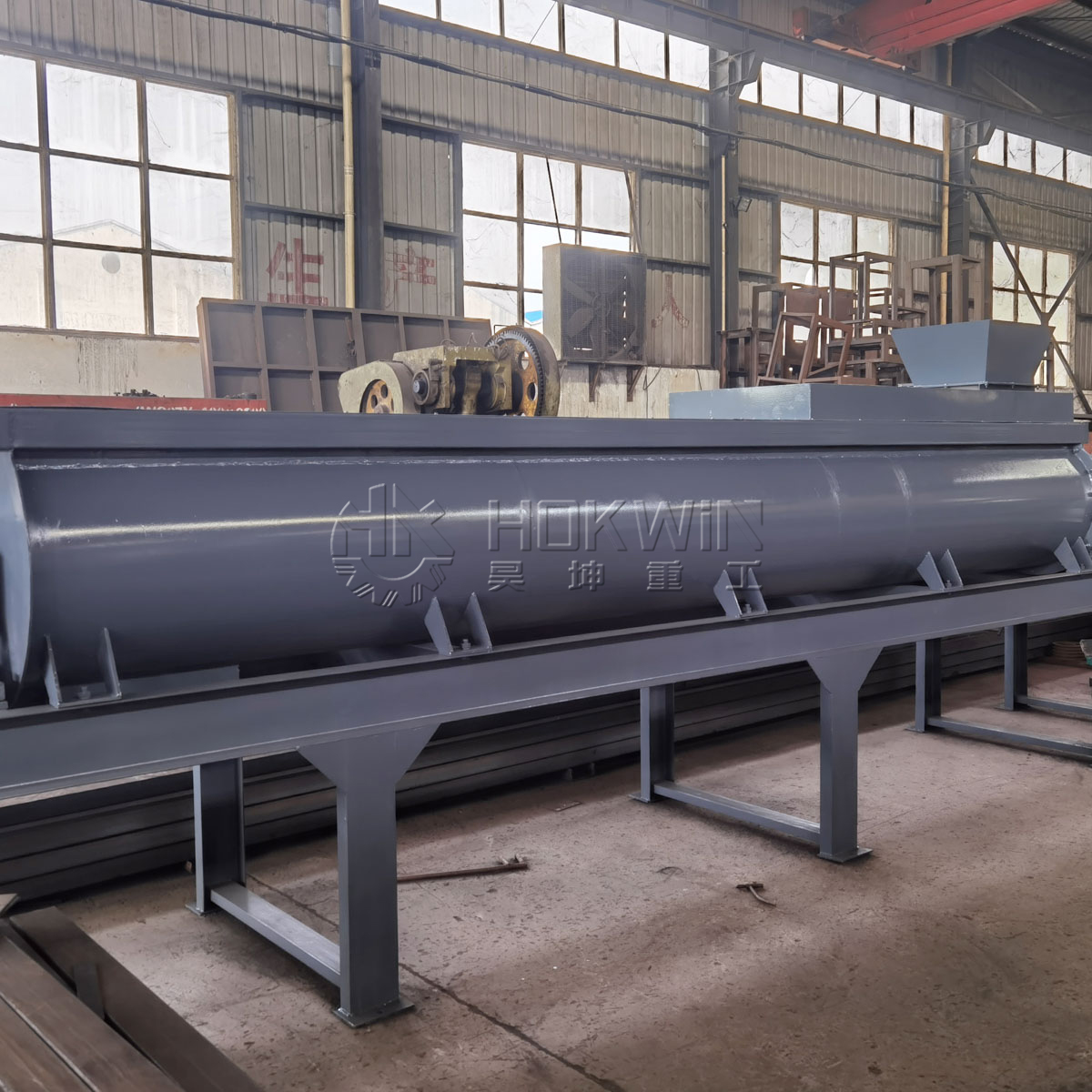 Double-shaft Horizontal Mixer, Continuous and Uniform Mixing of Materials, 2-3 Minutes for One Batch