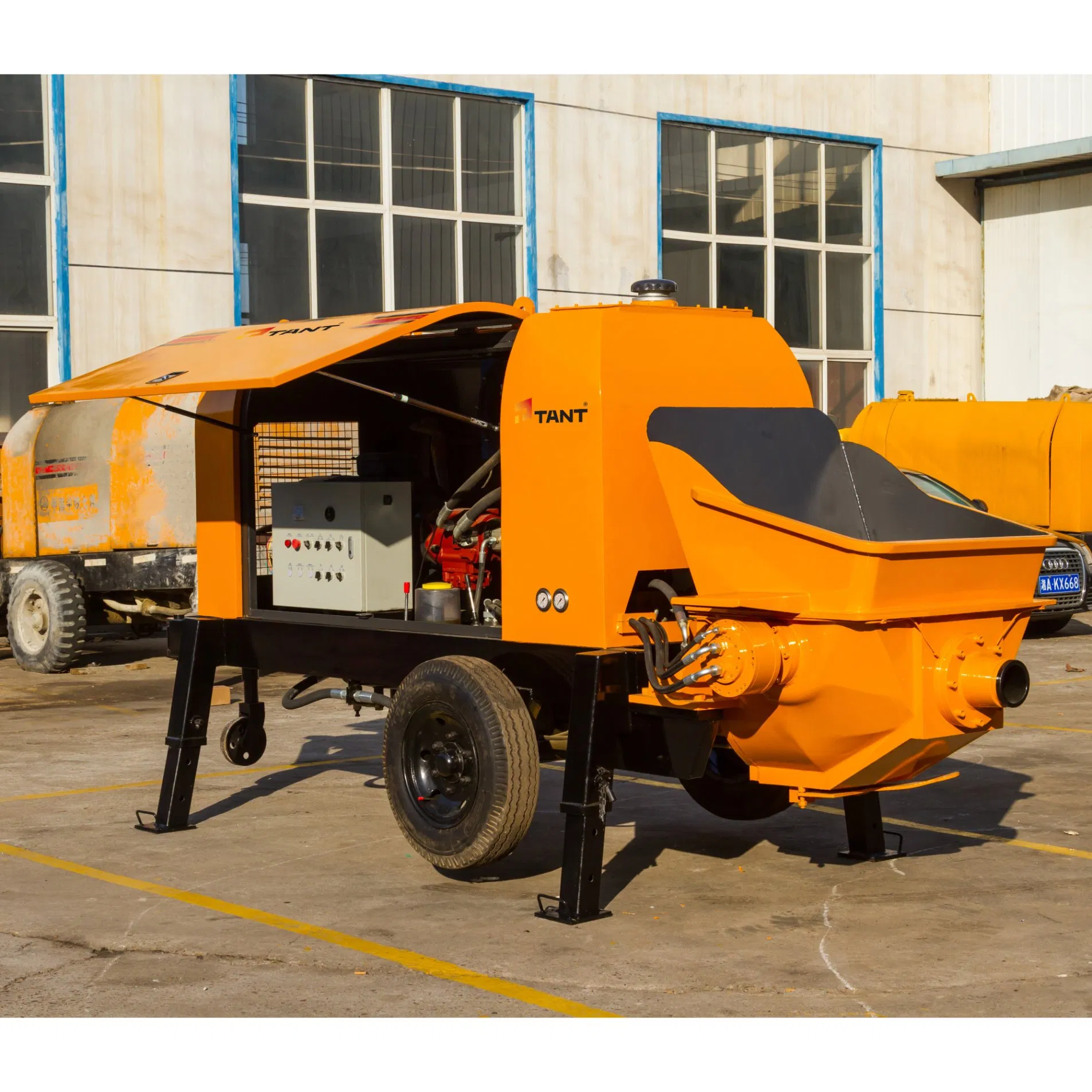 Small Mini Cement Mortar Concrete Pump Piston/Mortar Grouting Machine for Sale