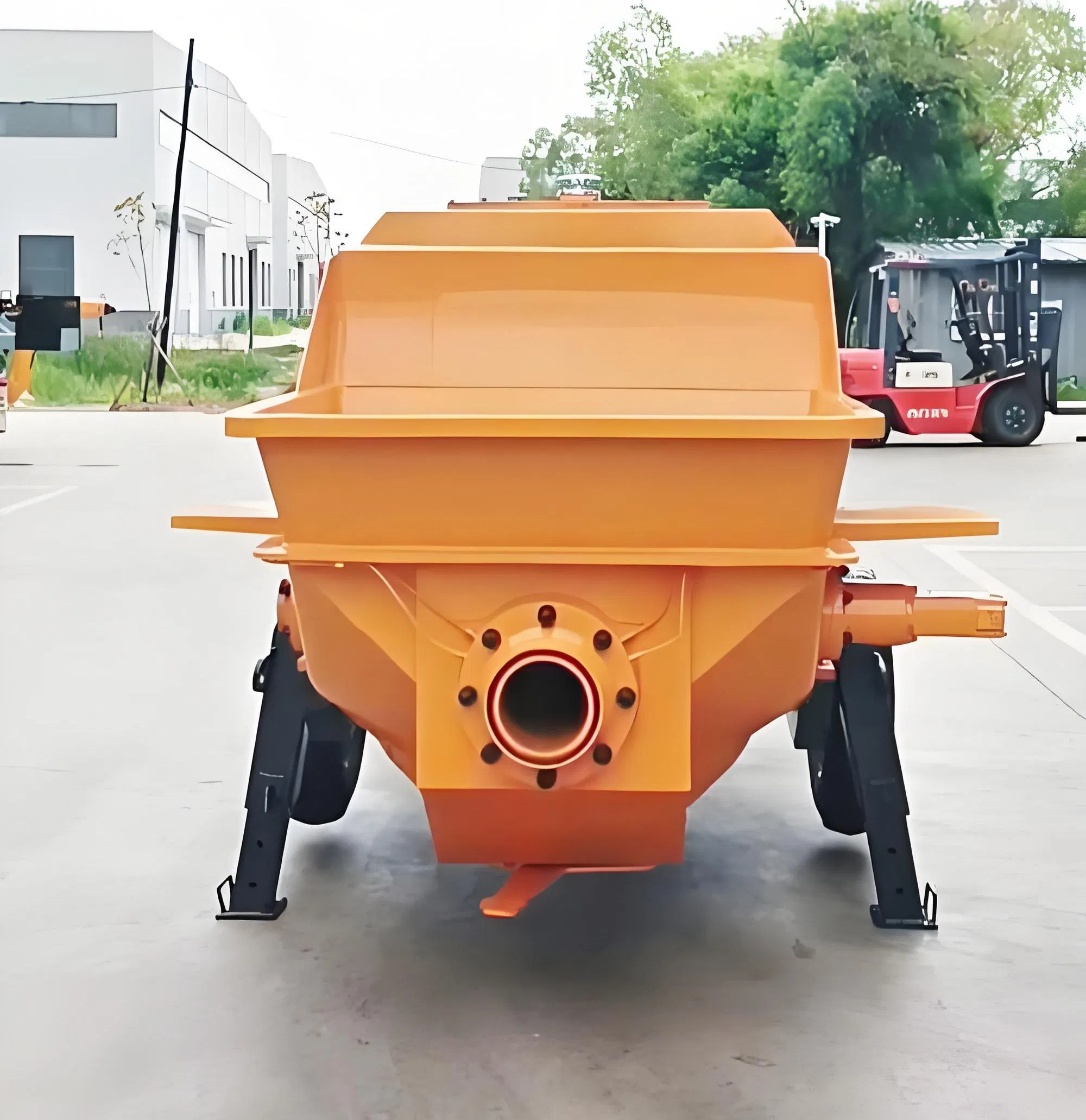 Small Electric Fine Aggregate Mortar Structural Column Pump, Mortar and Aggregate Screw Conveyor Pump, Concrete Pump