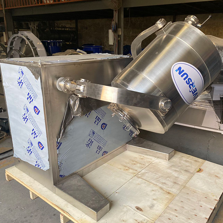 Stainless Steel 3D Mixing Machine Powder Particle 3D Motion Mixing Machine