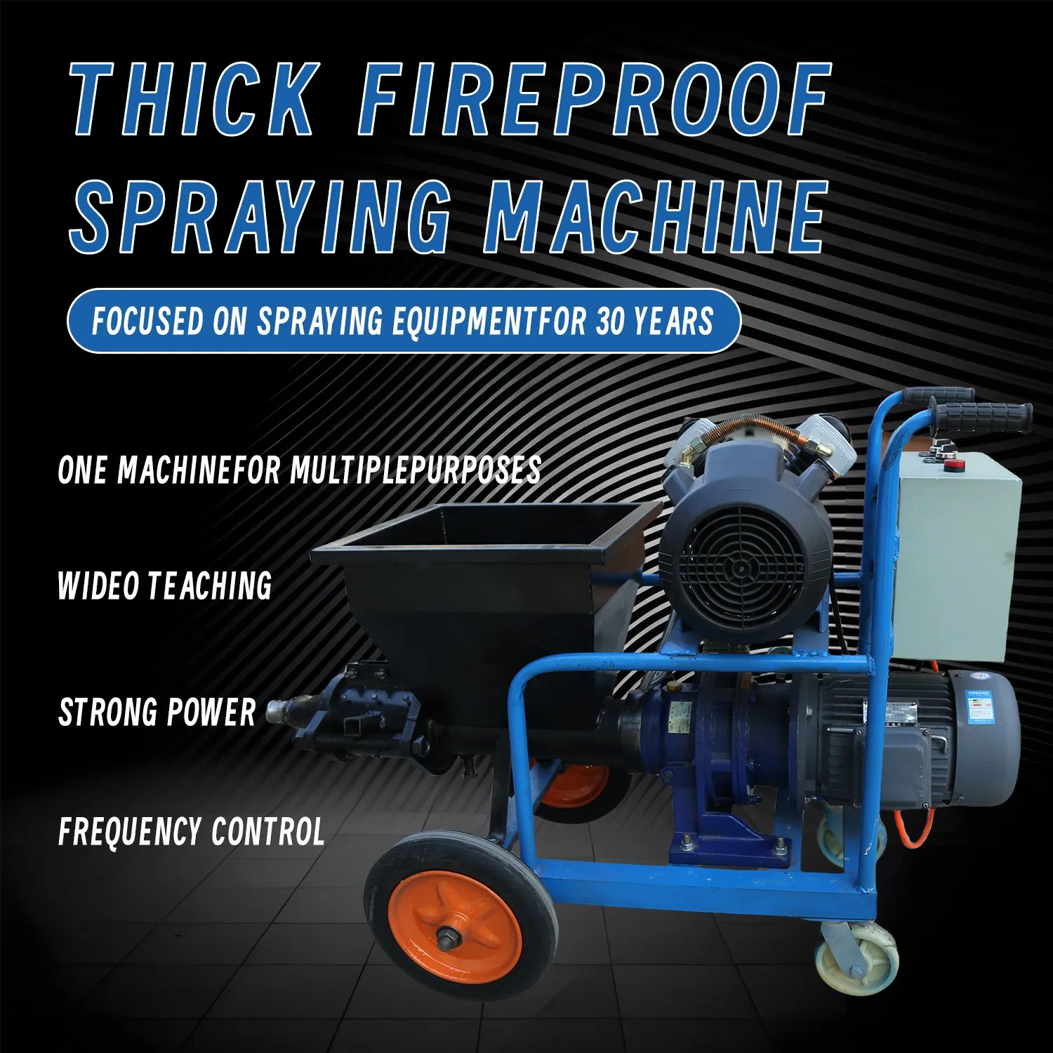 Professional Wall Plastering Machine Cement Spray Machine Mortar Spraying Machine
