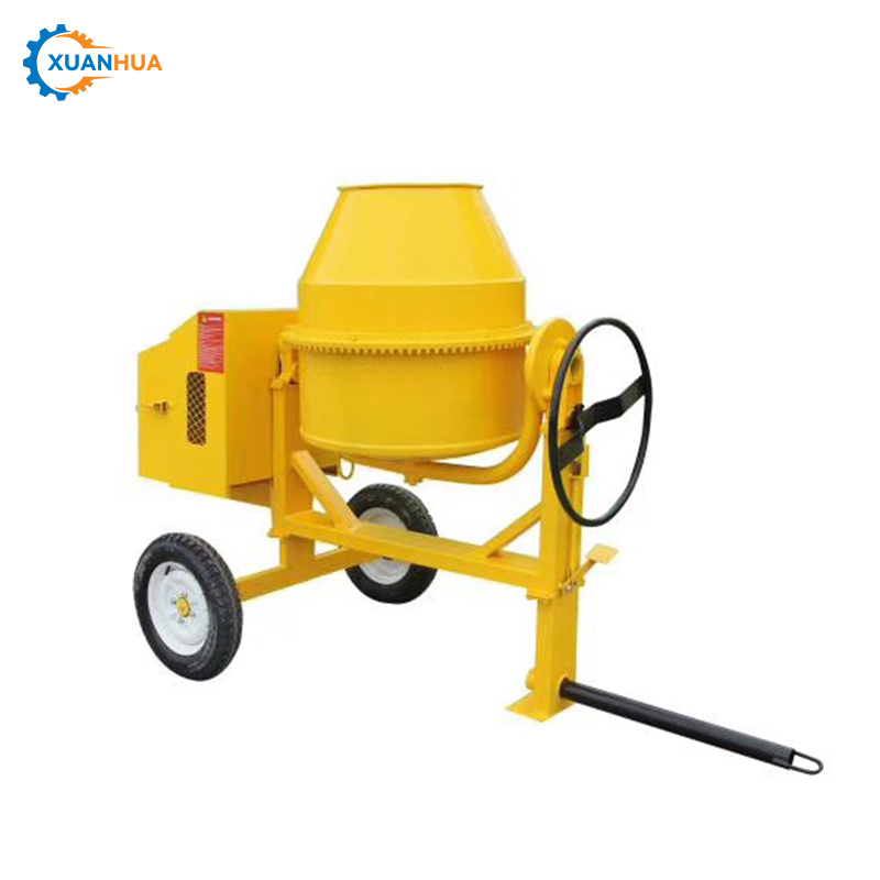China Factory Direct Hand Manual Cement Electric 250 Liter Drum Concrete Continuous Mixer Capacity Cheap