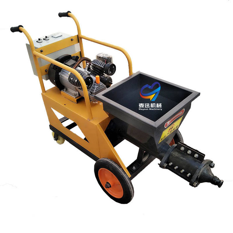 Higher Efficiency Wall Cement Injection Motar Grouting Machine Cement Plastering Mortar Spray Machine Hopper Capacity