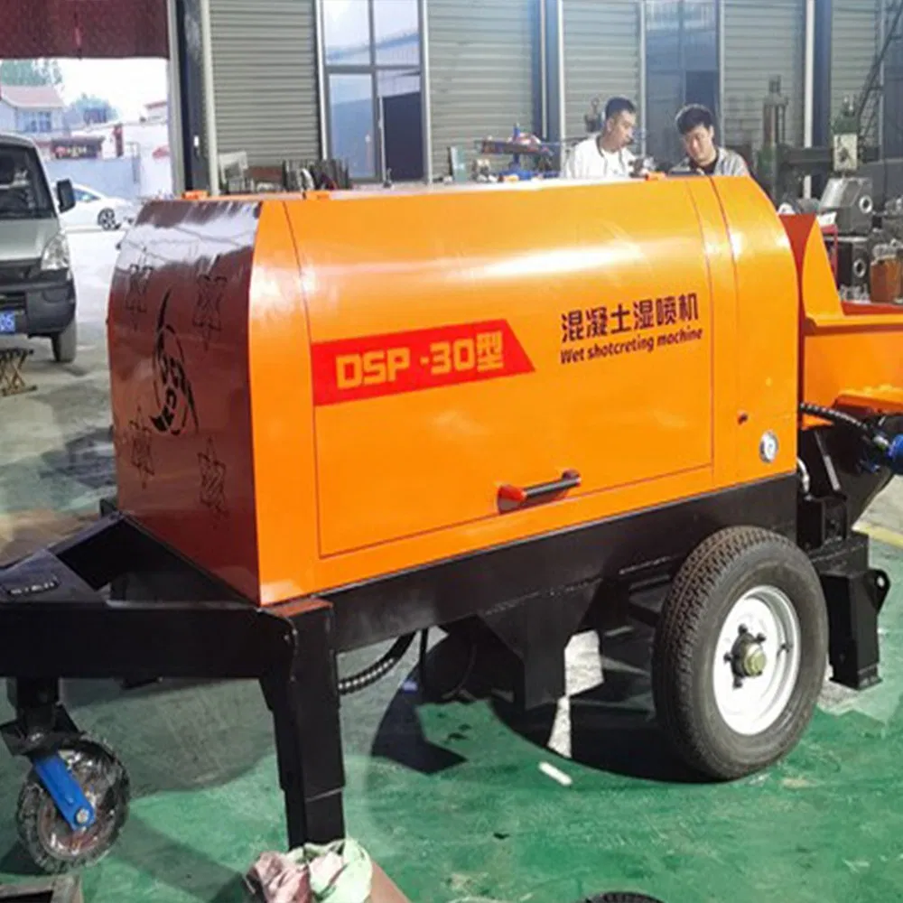 Remote Control Stationary Portable Mobile Diesel Electric Hydraulic Trailer Truck Mounted Mini Conveying Pumping Machine Cement Transfer Pump