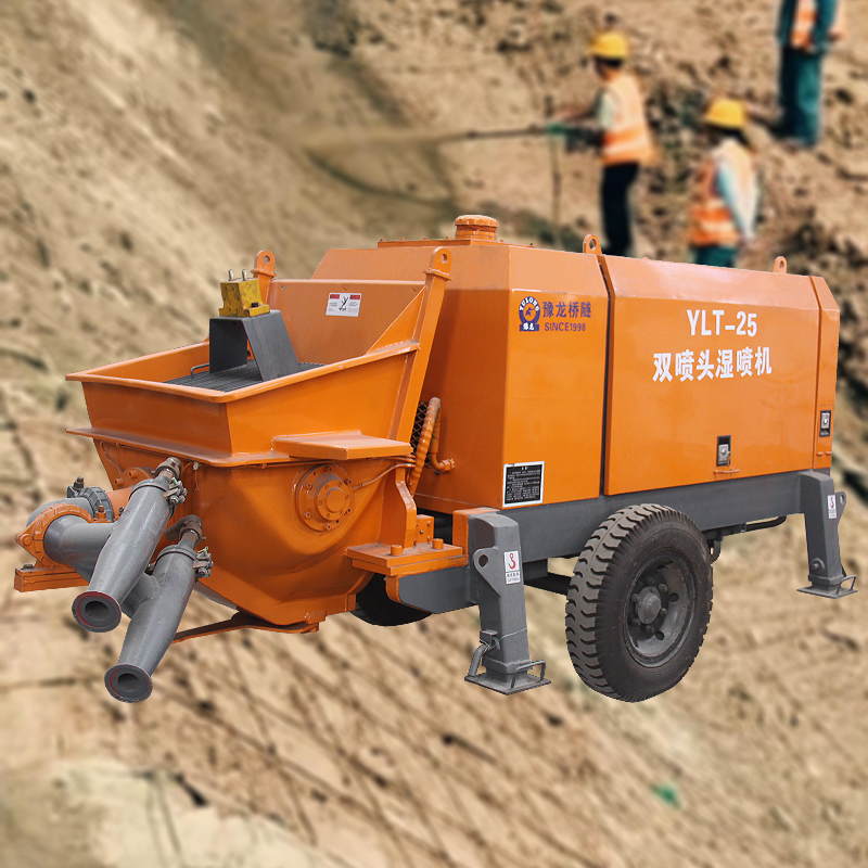 Concrete Spraying Machine Dry Mixplaster Pump Spraying Machineconveyor and Shotcrete Machine Mini Shotcrete Machine