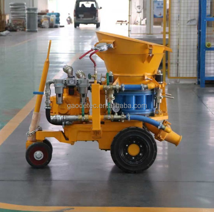Small Size 5m3/h air Motor Driven Dry Mix Tunnel Gunite Shotcrete Machine Price