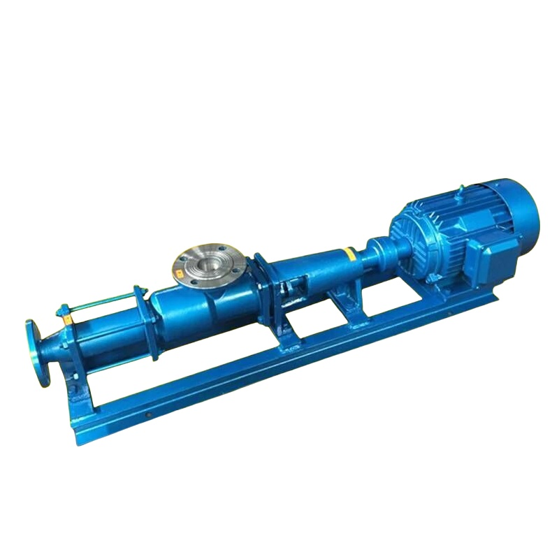 High Viscosity Mortar Transfer Mono Single Screw Pump with Hopper