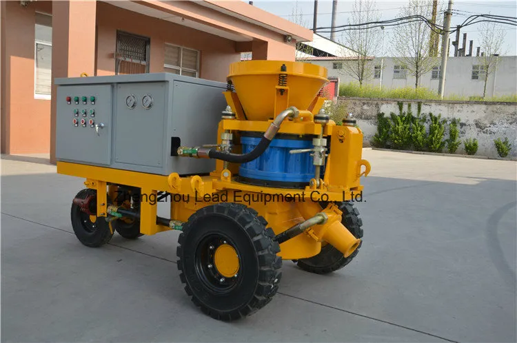 Wet Mix Shotcrete Machine for Spraying Concrete with Electric Motor
