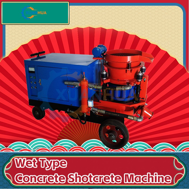 Henan Shotcrete Machine Wet Mix Concrete Spraying Shotcrete Machine