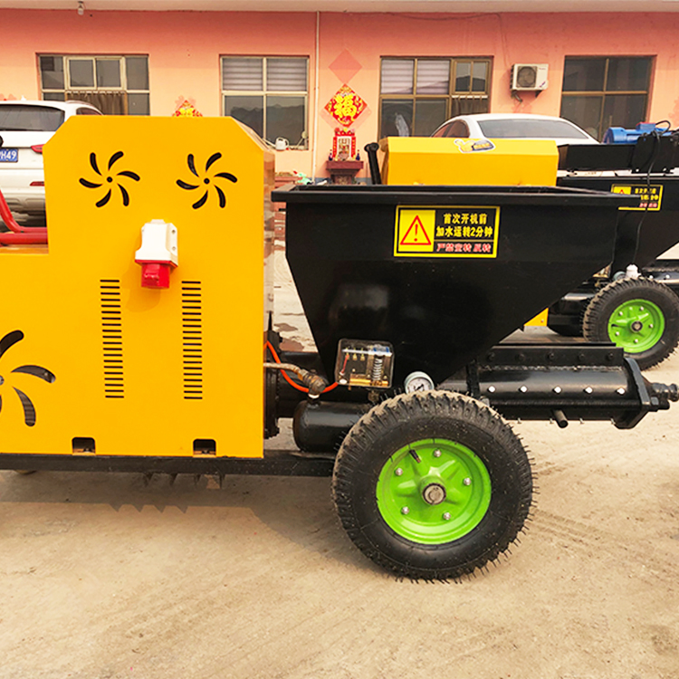 Factory Hot Sale Wall Plastering Machine Large Flow Automatic Cement Spray Plaster Conveying Mortar Spraying Machine