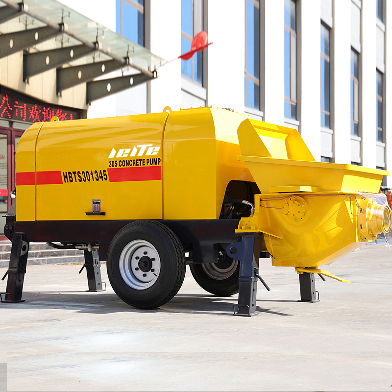 Small Hydraulic Double-Piston Concrete Pump / Concrete Grouting Machines - Refractory Grouting Pump