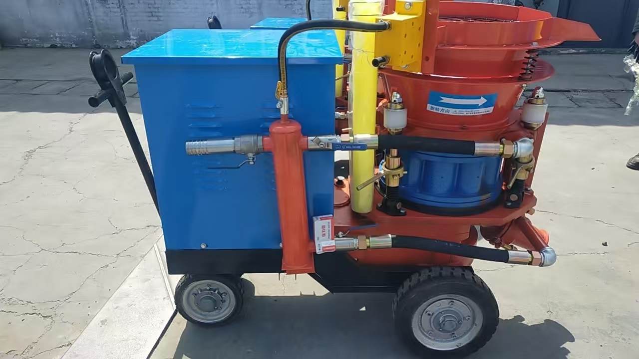 Pz-6 Dry Diesel Cement Dry Mix Shotcrete Spray Pump Machine High Quality Rotor Shotcrete Concrete Machine