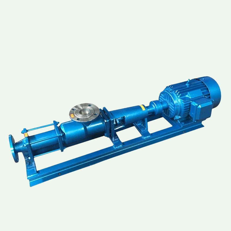 High Viscosity Mortar Transfer Mono Single Screw Pump with Hopper