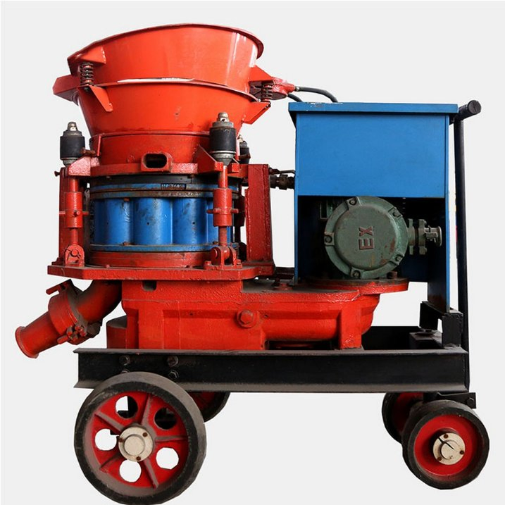 Underground Mining Tunnel Construction Auto Dry Wet Mix Concrete Spray Wall Plasterin Electric Refractory Reinforcement Gunite Explosion Proof Shotcrete Machine