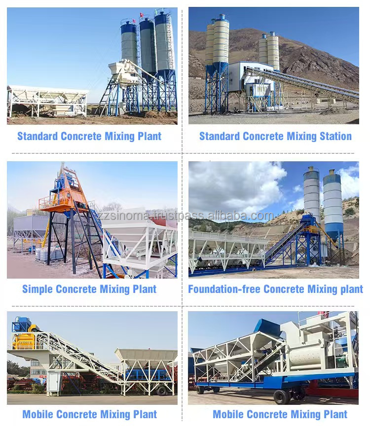 Concrete mixing plant view 2
