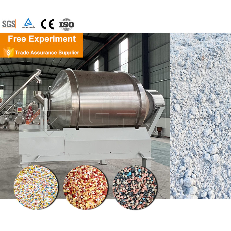 Fertilizer Organic Powder Production Line Steel Drum Mixing Machine