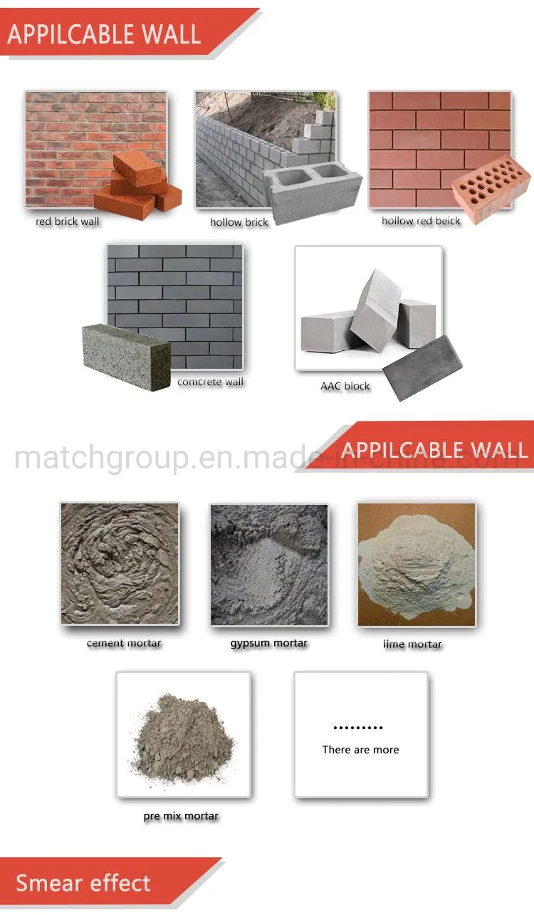 Auto Plaster Render Machine/Wall Plastering Machine/Cement Spray Plaster Machine