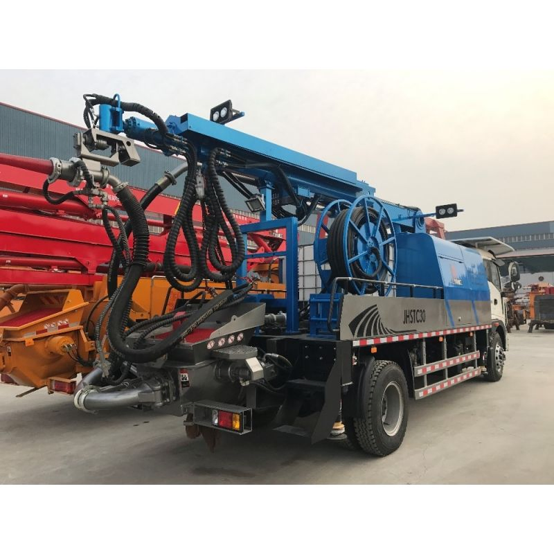 Jiuhe Brand 30 Cubic Meters Wet Mix Concrete Shotcrete Machine Mobile Wet Shotcrete Machine Concrete Spraying Truck