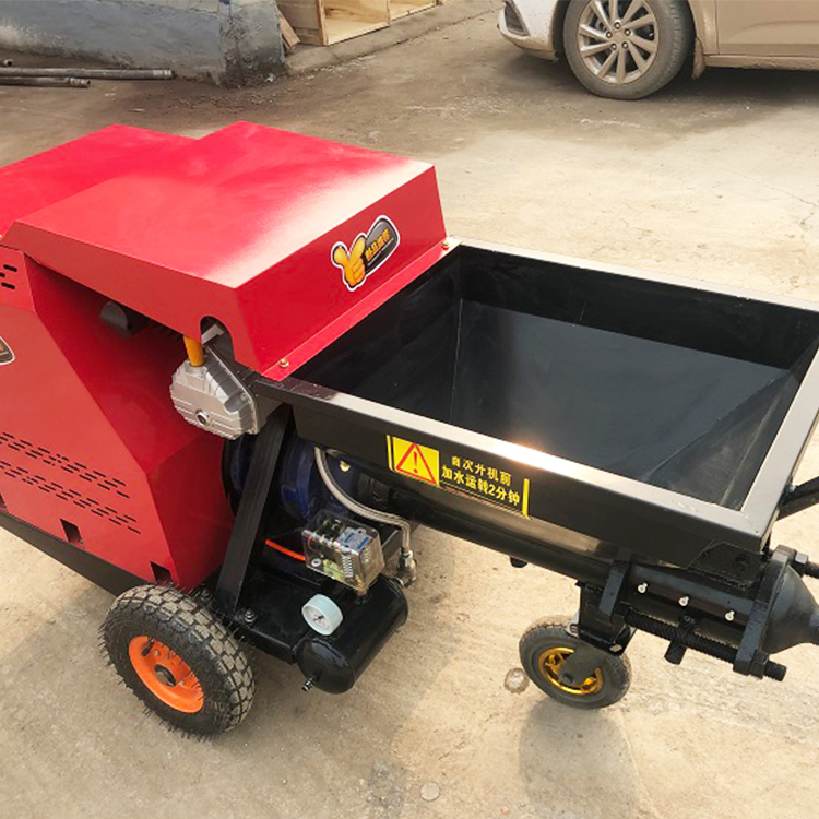 Factory Hot Sale Wall Plastering Machine Large Flow Automatic Cement Spray Plaster Conveying Mortar Spraying Machine