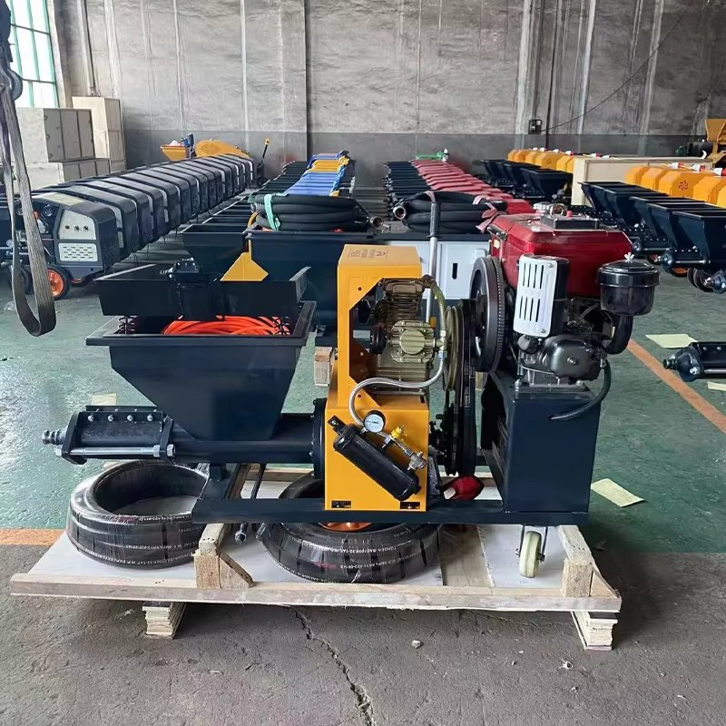 Screw Type Cement Mortar Pump for Continuous Spraying