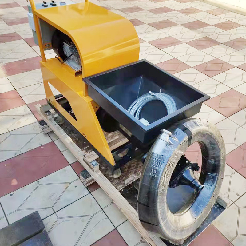 Electric Construction Concrete Shotcrete Wall Plastering Rendering Stucco Mortar Spray Machine