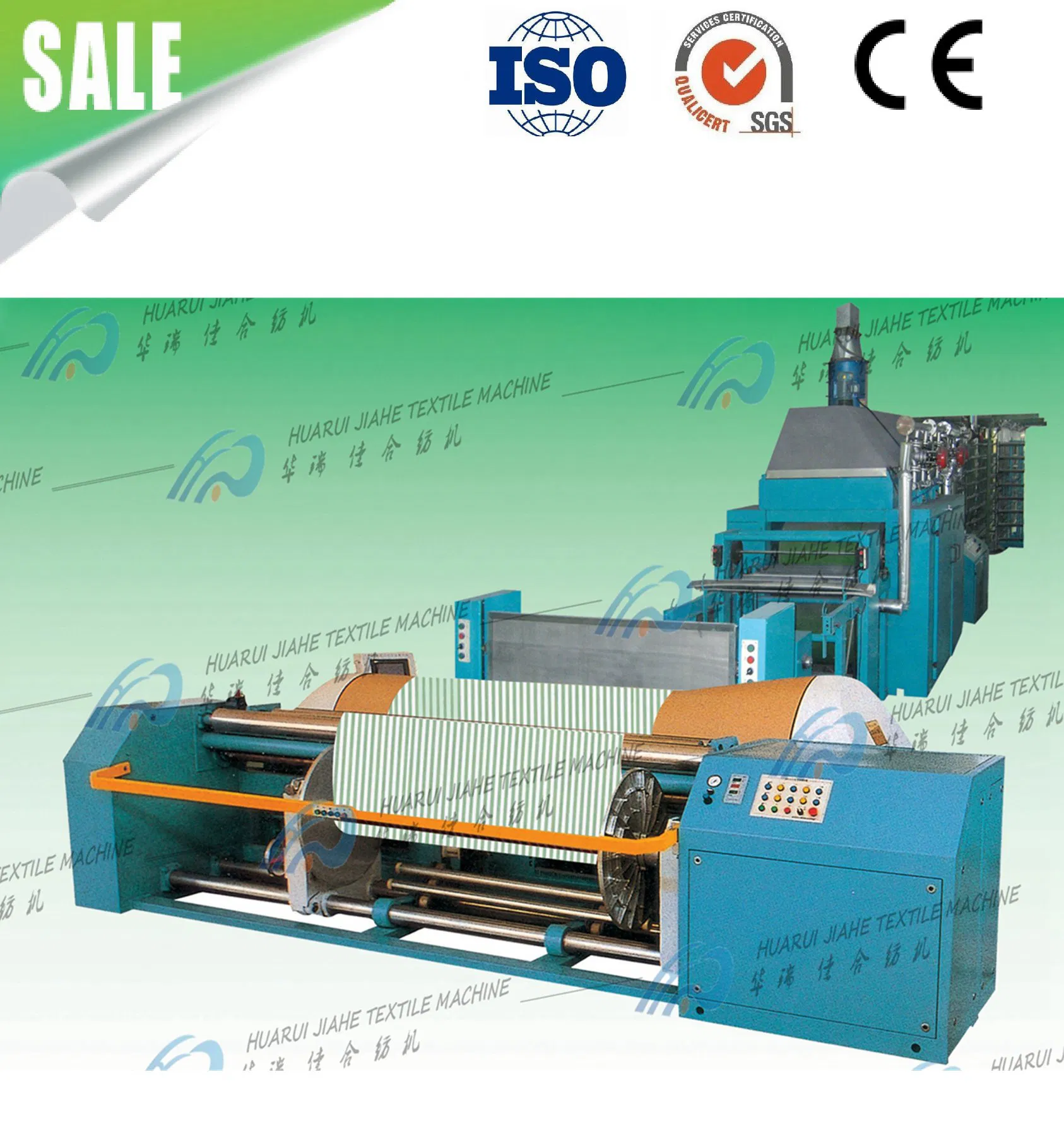 598 Warping -Sizing Combination Machine China Manufacturer Fiberglass Mesh Warper Sectional Warping Machine Working Weaving Loom