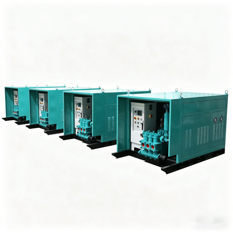Hydraulic high-pressure piston grouting pump